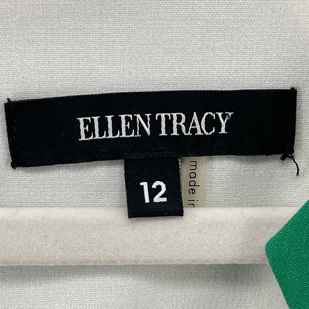 Ellen Tracy Cap Sleeve Ruched Detail Career Cocktail Sheath Dress, Women's 12 - Picture 8 of 9